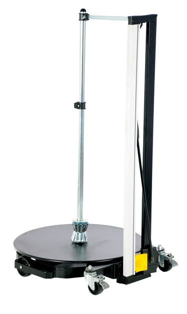 ROLL MATERIAL PORTABLE DOLLY W/CUTTER